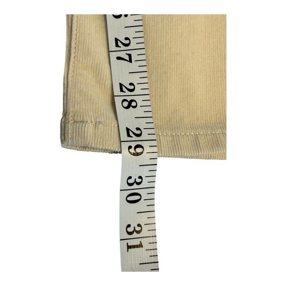 NEW J. Crew Size 4 (27) Ecru Corduroy full-length essential straight pant NWT - Picture 6 of 7